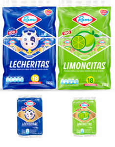 LECHERITAS Y LIMONCITAS x8 x19g